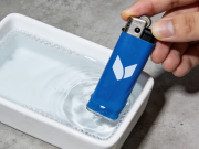 打火机没气应急 热水泡 + 摇晃 多燃 10 次